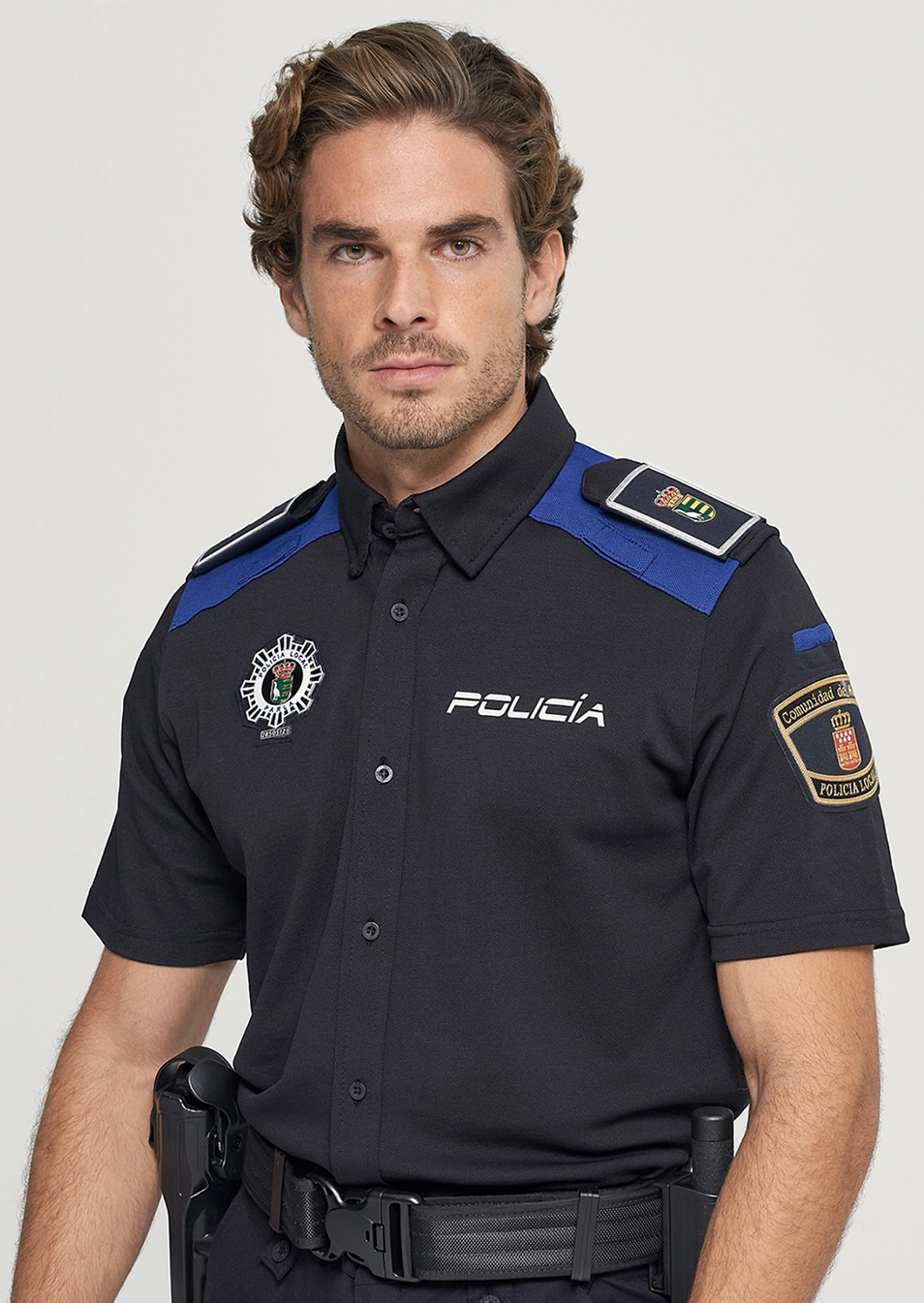 uniformes policía local de la Comunidad de Madrid polo manga corta