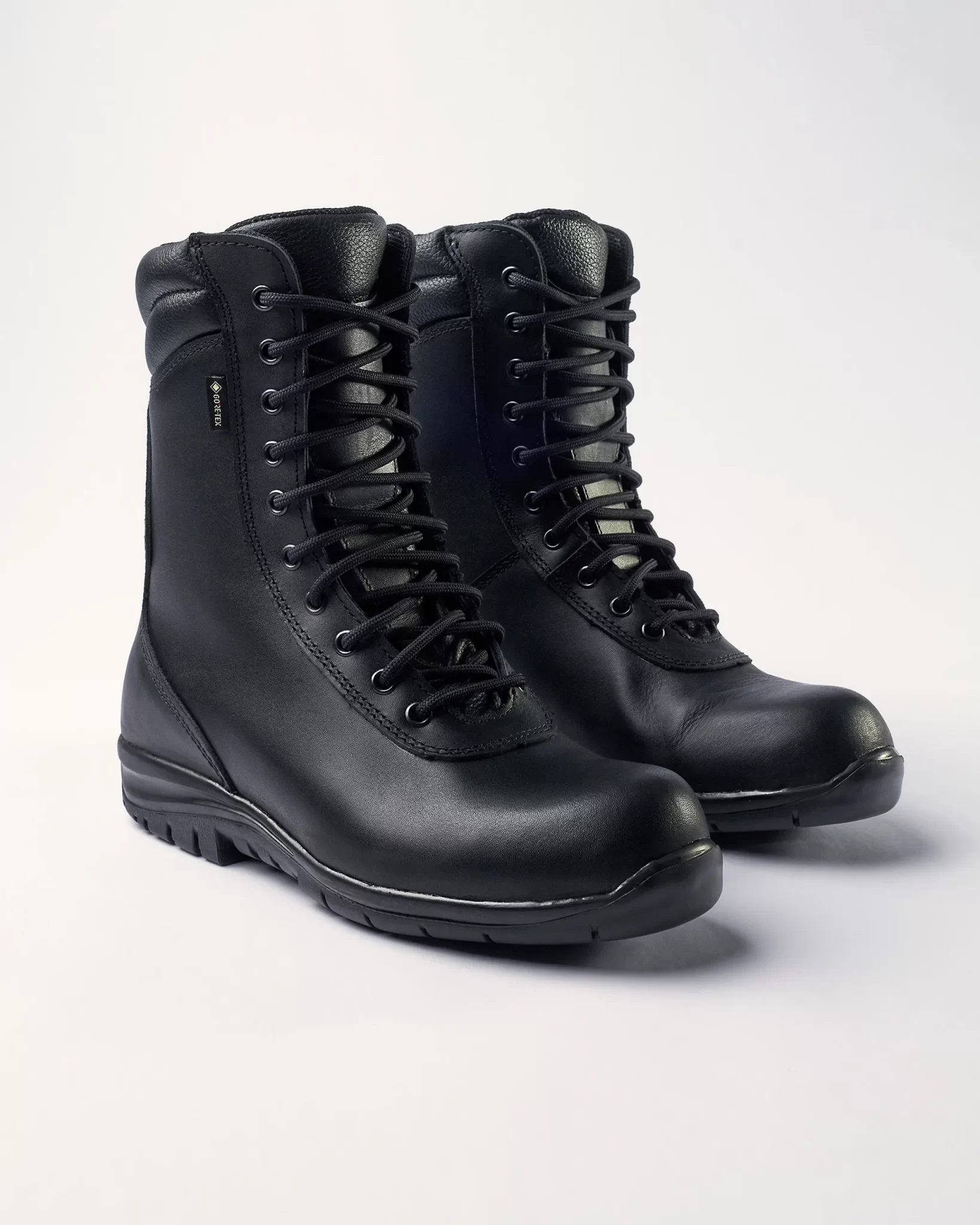 Waterproof Box-Calf leather police boots