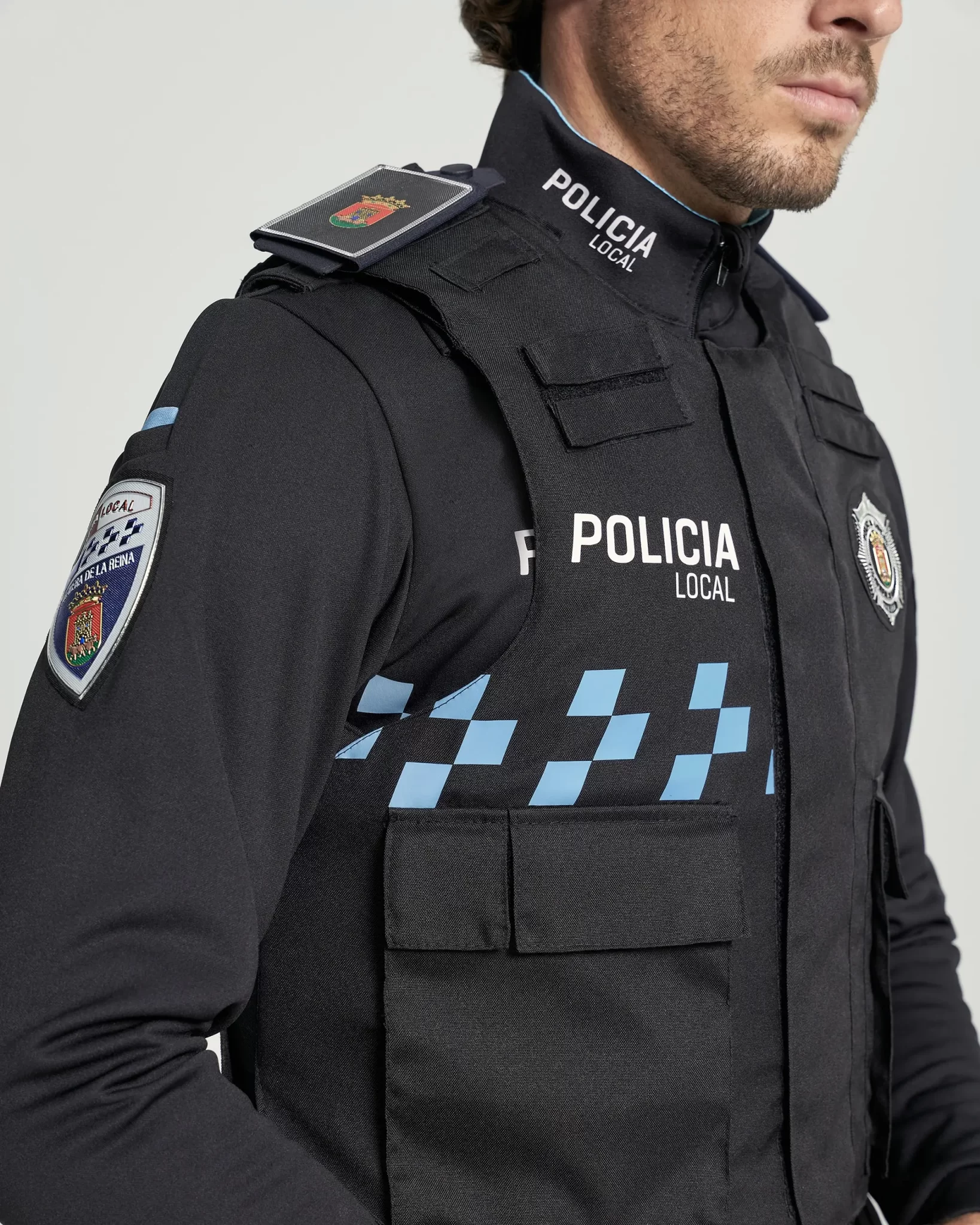 uniformes policía local Castilla la Mancha chaleco antibalas